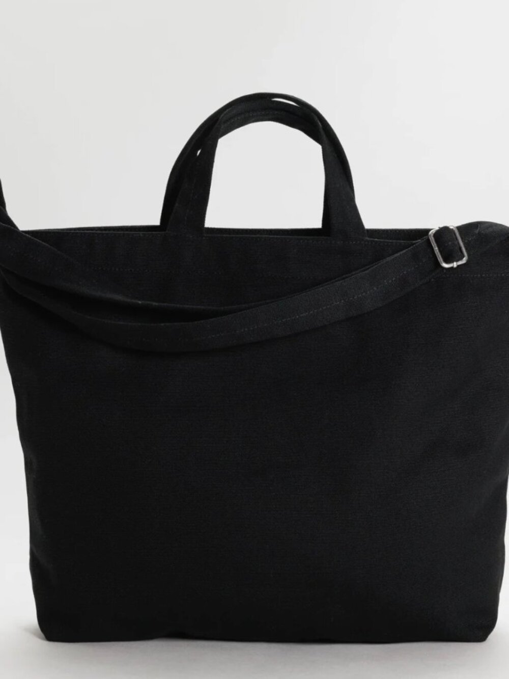 NWT Baggu Horizontal Duck Bag Tote - Black - Picture 2 of 3